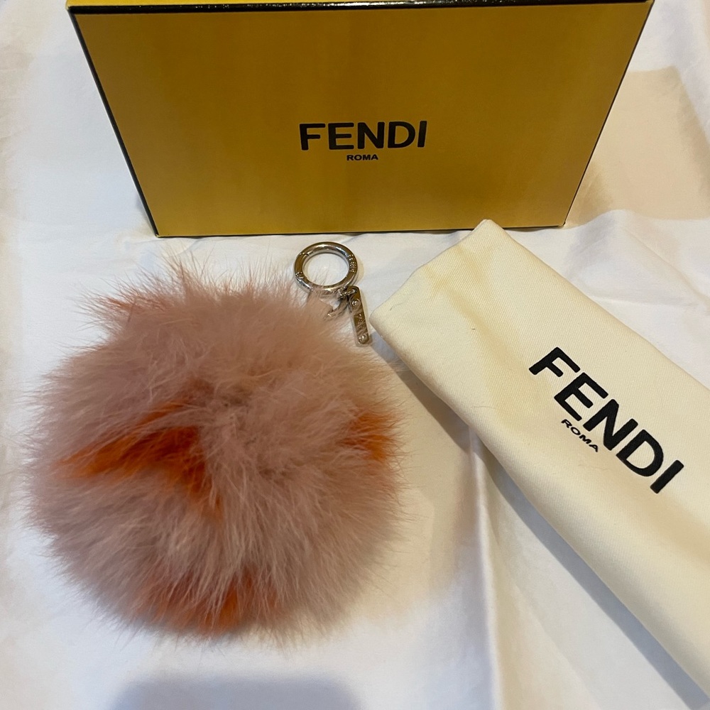 Fendi Key Chain with dust bag and box